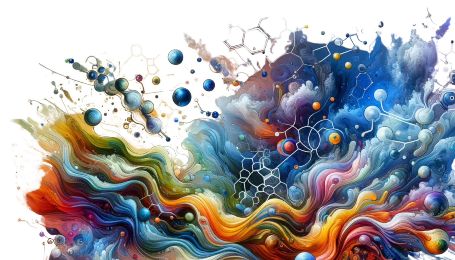 abstract chemistry illustration